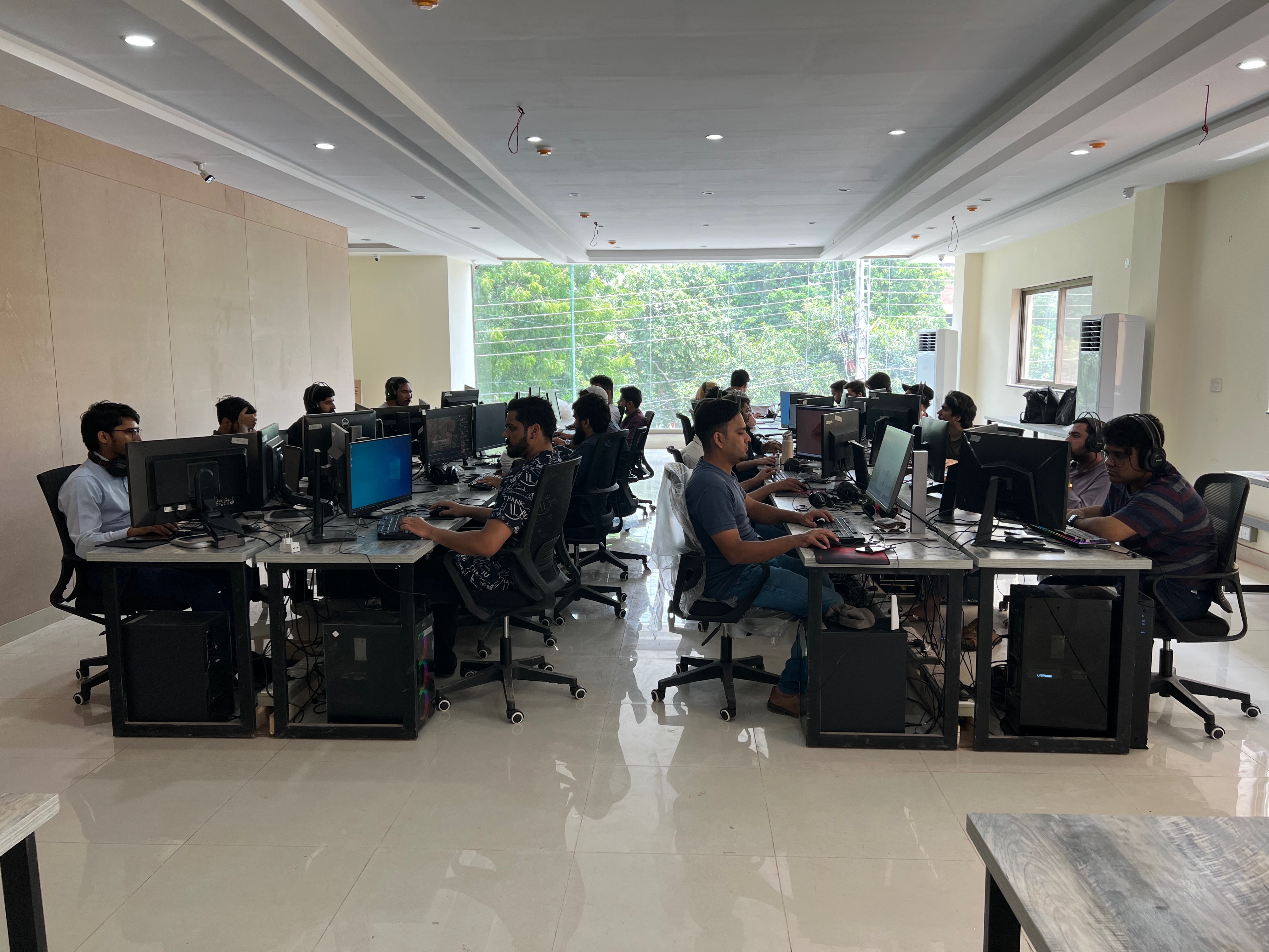AlgoCoder engineering floor — Lahore office